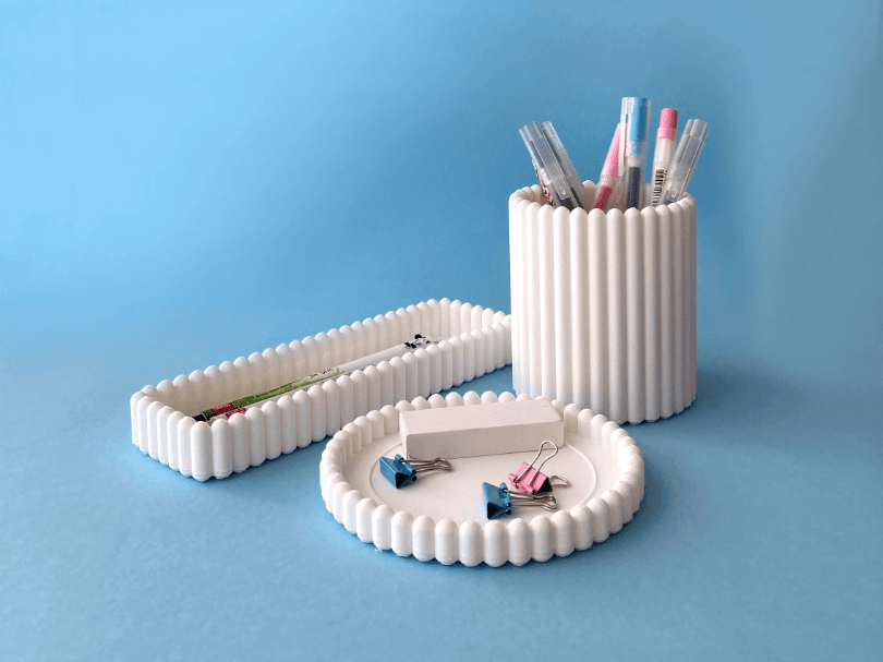 Kit mesa fofa organizador — galeria MakerWorld