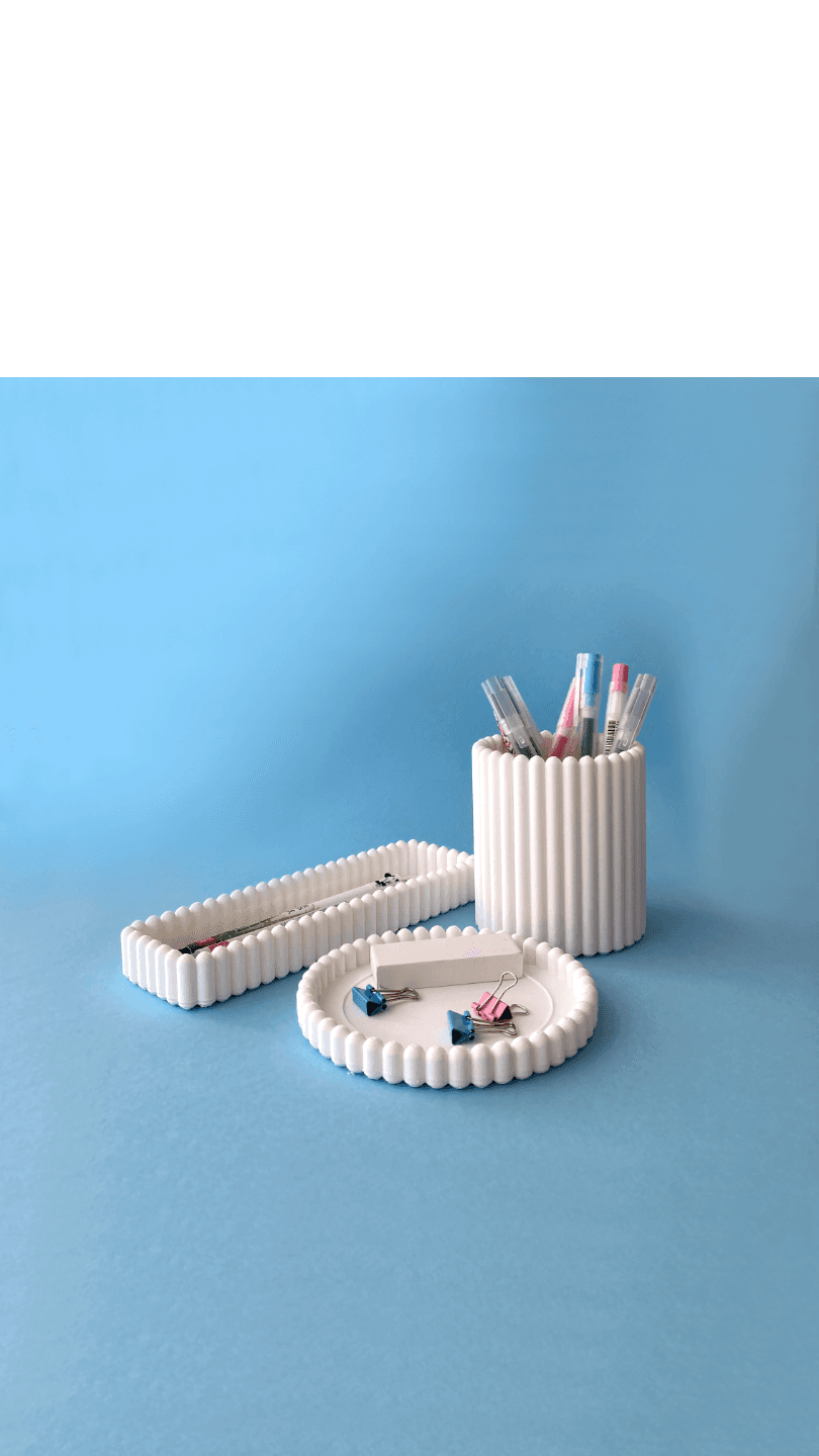 Kit mesa fofa — porta-copos