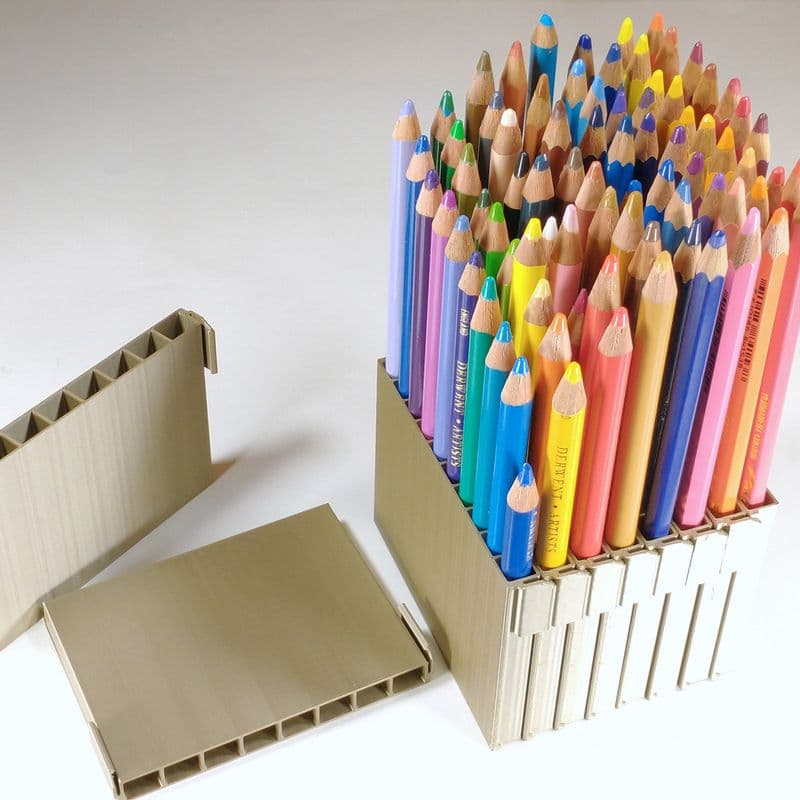 Módulos modulares do organizador de lápis encaixáveis
